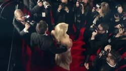 Actors on red carpet Stock Footage