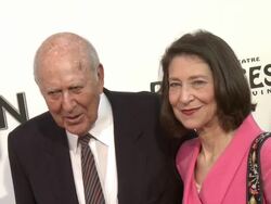 Carl Reiner at The Book Of Mormon Los Angeles Opening Night Stock Footage