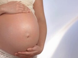 HD Super Slow-Mo: Beautiful Pregnancy Stock Footage