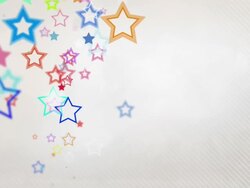 Colourful Stars Background Loop - Outlined Rainbow (Full HD) Stock Footage