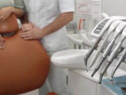 HD DOLLY: Dental Team Stock Footage