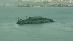 Aerial shots of Alcatraz News Clip
