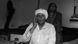 Men Talking on Mobile Phone Stock Footage