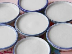 Thai sweet dessert (Kanom Tuay). Stock Footage