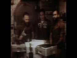 SYND 30-12-73 SKYLAB CREW DISCUSS COMET WITH DOCTOR KOHOUTEK News Clip