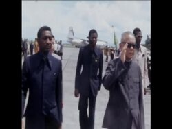 SYND 19 1 79 LI XIANNIAN MEETS ZAIRE PRIME MINISTER MPINGA KASENDA News Clip