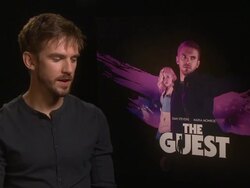 INTERVIEW: Dan Stevens at 'The Guest' junket, Corinthia Hotel, London Stock Footage