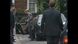 Princess Diana, Prince Charles and Prince Harry with Prince William as he starts at Eton school News Clip