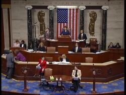 Arrivals at House of Representatives for debate on economic bailout News Clip