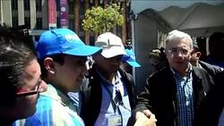 CLEAN : Ex-Colombian President campaigns against FARC peace agreement News Clip