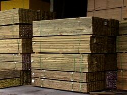 Lumber Supplies for retail Stock Footage