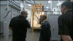 Prince Philip Duke of Edinburgh opens new Brompton Bike Factory News Clip