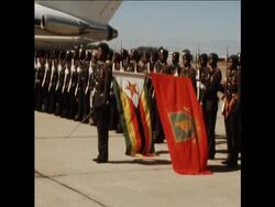 CUTS 19 4 81 YUGOSLAV PRESIDENT MIJATOVIC VISIT News Clip