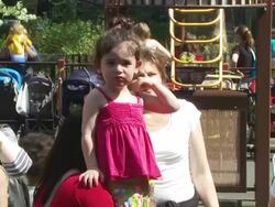 ATMOSPHERE at the Katie Couric and Sesame Street Muppets - When Families Grieve at New York NY. (Footage by WireImage Video/GettyImages) Stock Footage