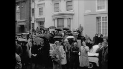 CAN411 CHURCHILL WAVING TO CROWD THROUGH HOUSE WINDOW Instructional Video