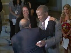 Sidney Poitier at 2012 Icon Awards Stock Footage