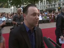 Public Enemies European Premiere Stock Footage