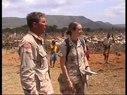 US troops help with vaccinations for tribesmen News Clip