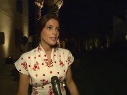 INTERVIEW: Ashley Greene on Tiffany's jewelry (Footage by WireImage Video/Getty Images Entertainment Video) Stock Footage