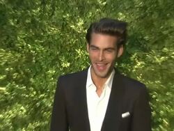 Jon Kortajarena at the Green Auction Stock Footage