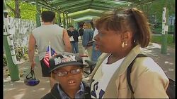 Interview with sister of WTC attack survivor News Clip