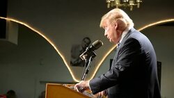 Trump Rally All Access Waterloo Iowa October 27 2015 Stock Footage