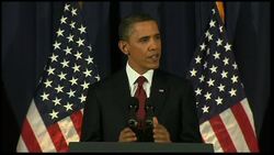 President addresses nation to outline Libya decision making News Clip