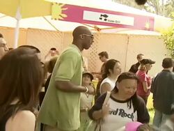 'A Time For Heroes' Celebrity Picnic and Carnival to Benefit the Elizabeth Glaser Pediatric AIDS Foundation Stock Footage