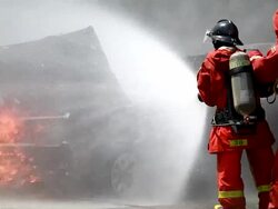 HD:Firefighter. Stock Footage