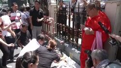 Bangkok Bombing Shrine Reopens Stock Footage