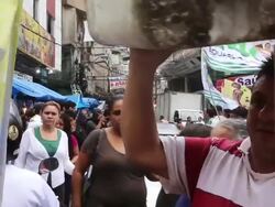 Presidential Elections In Brazil 2014, Marina da Silva Campaign. Stock Footage