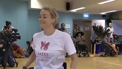 CLEAN : Belarussian student becomes first ever Miss Wheelchair World News Clip