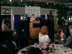 Moms on Television Party Stock Footage