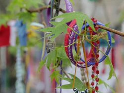 Boston Marathon Bombing Memorial Stock Footage