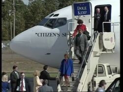 USA: BILL CLINTON &amp; BOB DOLE PREPARE FOR TV CAMPAIGN DEBATE UPDATE News Clip