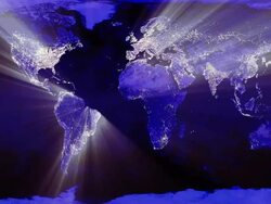 Eart Night Lights 1080p HD Stock Footage