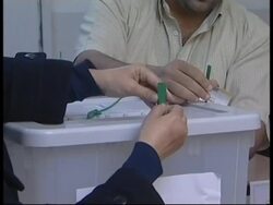 Polls open, voting begins, streets scenes and security News Clip