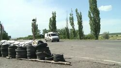 CLEAN : Ukraines Dyakovsky checkpoint remains under Ukrainian control News Clip