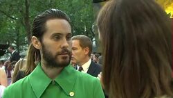 Jared Leto interview at Suicide Squad premiere News Clip