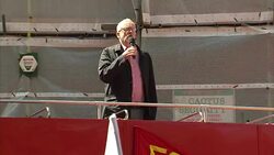 Labour Leader Jeremy Corbyn Addresses the May Day Parade in London News Clip