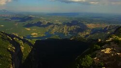 Aerial footage recorded by drone of beautiful mountain peak in the Catalan Pyrenees with amazing cliffs and nice views. 4K UHD. Stock Footage