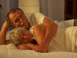 Happy Senior Couple Stock Footage