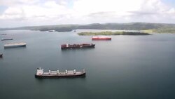 VOICED : Canal de Panama limita calado de buques por sequia News Clip