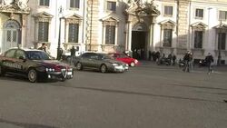 CLEAN : Italy's Matteo Renzi arrives to accept PM News Clip