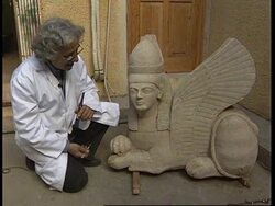 CYPRUS: NICOSIA: 6TH CENTURY BC STATUES &amp; SPHINXES TO BE RESTORED News Clip