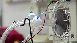 Respirator machine Stock Footage