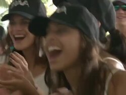 ATMOSPHERE: Party guests Stock Footage