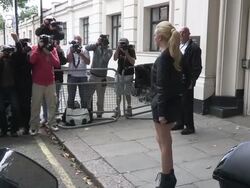 SIGHTED: Tulisa Contostavlos Stock Footage