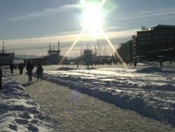 Winter in Oslo Stock Footage