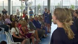 Denmark's Princess Mary, in town for Olympics, brings toys to children in poor neighborhood of Rio  News Clip